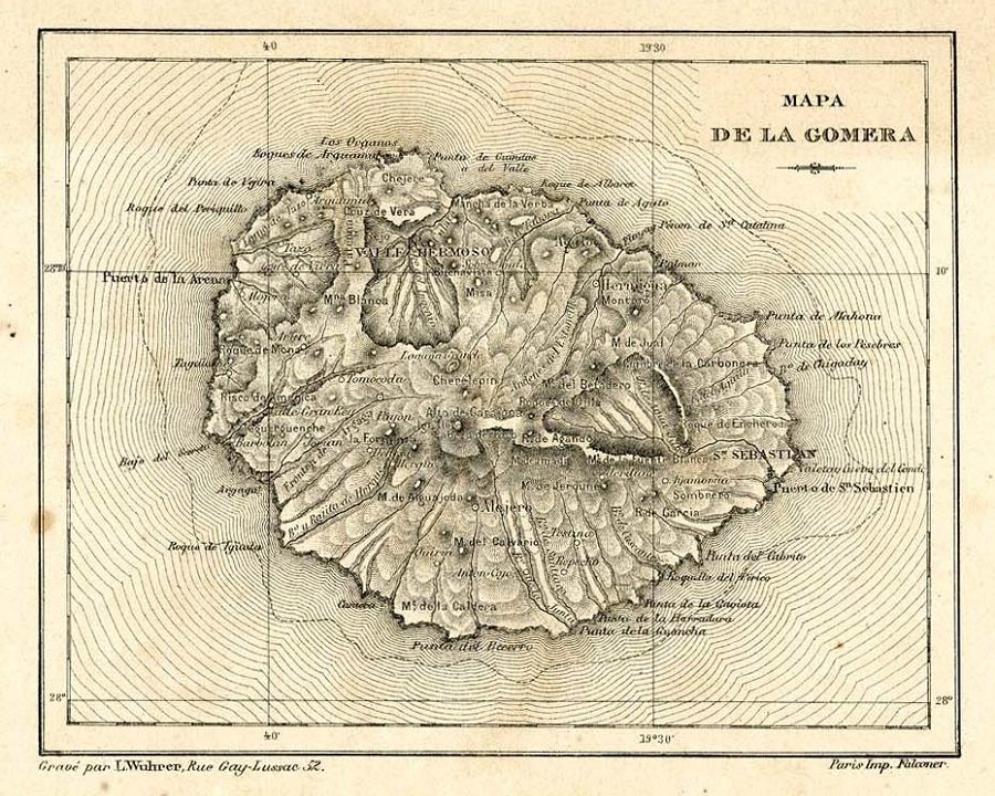 Mapa Gomera