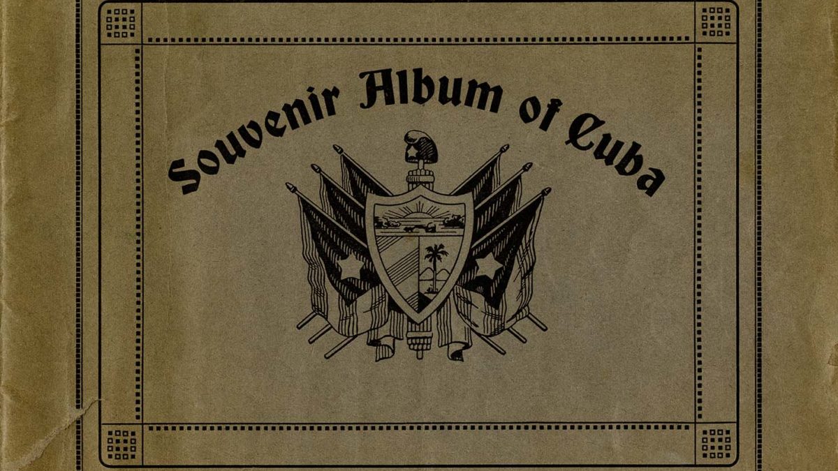 Portada del álbum fotográfico «Souvenir Album of Cuba»