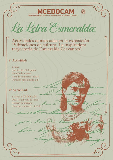 Letra esmeralda, rutas
