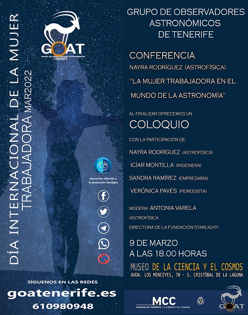 Conferencia Mujer en la astronomía