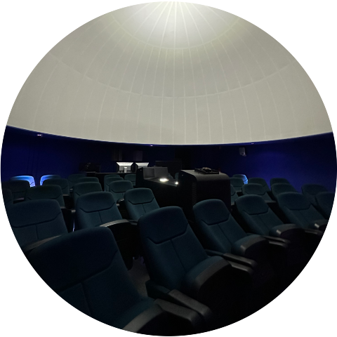 Sistema Planetario didáctico con proyector.