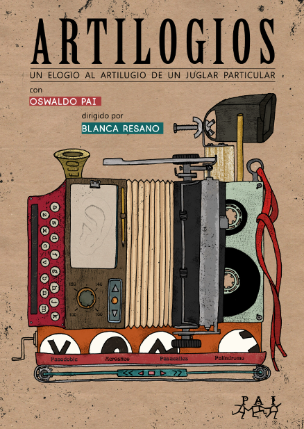 Cartel de la obra de teatro "Artilogios"