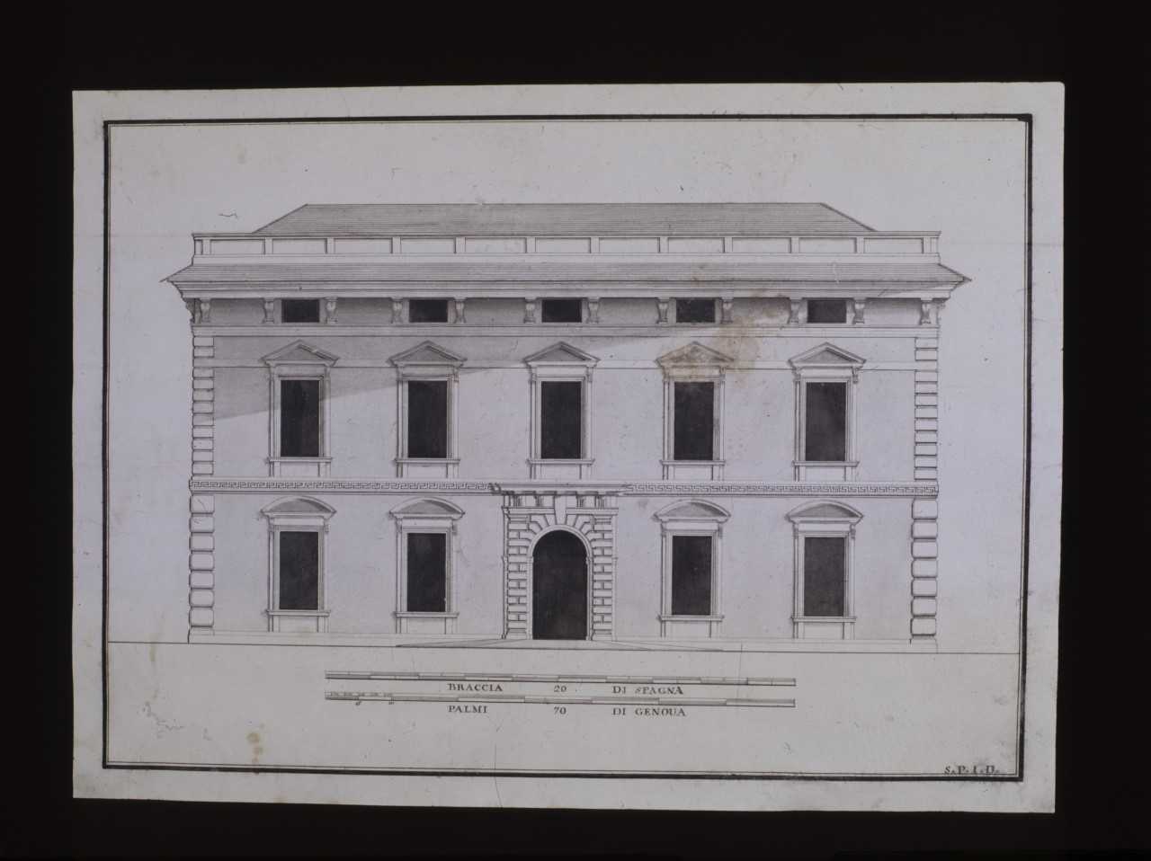 Dibujo fachada Lercaro