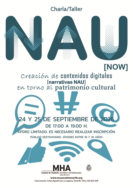 Charla Taller NAU de creación de narrativas digitales en torno al patrimonio cultural.