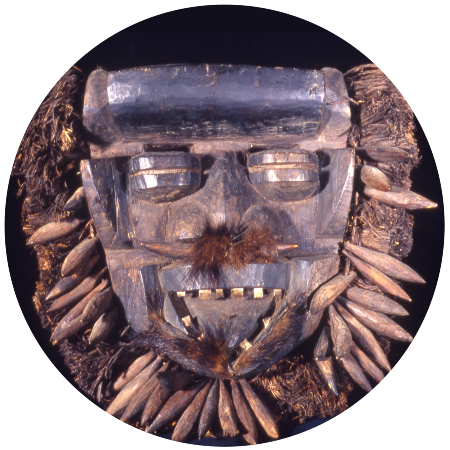 Máscara perteneciente a la colección de Etnografía Africana