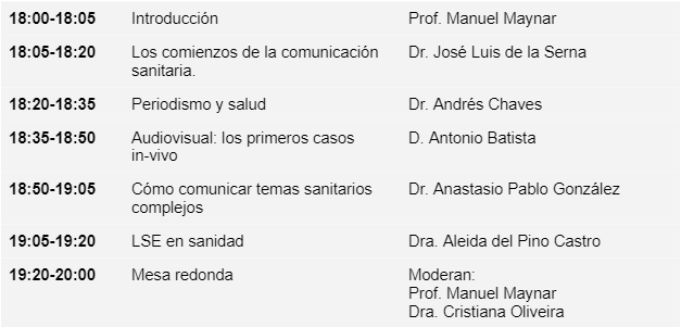 Programa jornada sobre comunicación sanitaria (corregido)