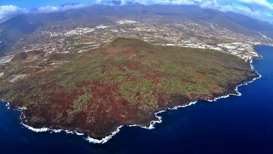 Vista aérea de la costa de Tenerife