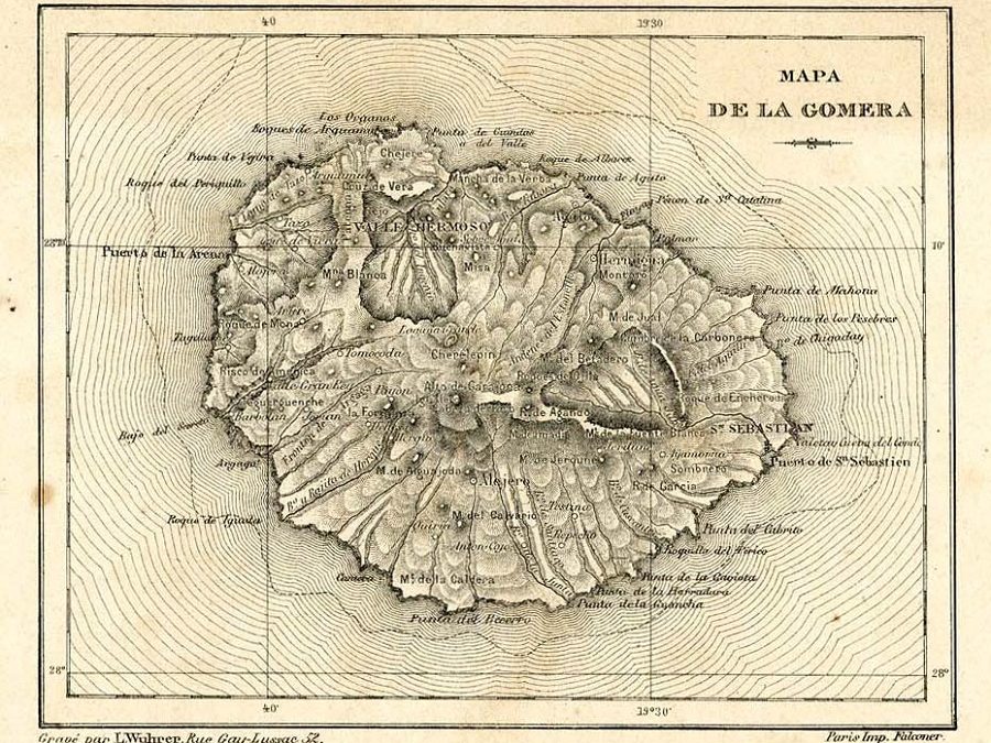 Mapa Gomera