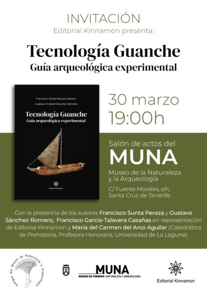 Invitación presentación del libro Tecnología Guanche