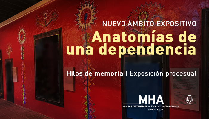 Banner exposición Anatomías de una dependencia