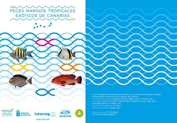 Peces marinos tropicales exóticos de Canarias