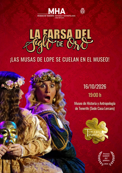 Cartel Farsa Museo Tenerife 2026